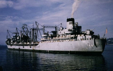 USS MISSISSINEWA AO 144 Deployments History
