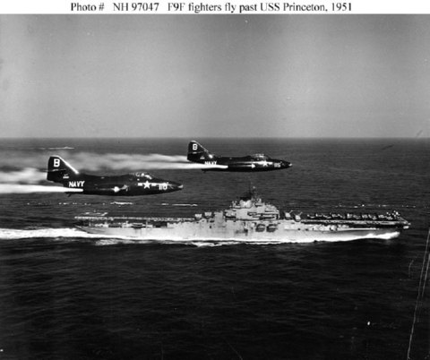 USS PRINCETON (CV-37) Deployments & History